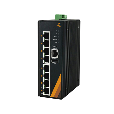 8-Port Gigabit PoE+ Managed Ethernet Switch