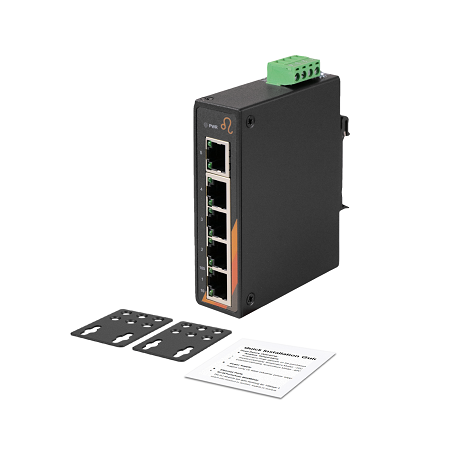 5-Port Industrial Unmanaged Ethernet Switch | 5 ETH